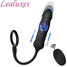Telescopic Dildo Spot Massage Remote Vibrating Egg Clitoris Anal Plug Vibrator Sex Toys for Women Men Gay 80% Off Factory wholesale