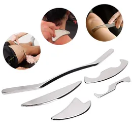 منتجات Guasha Massage Tools الطبية من الفولاذ المقاوم للصدأ الفولاذ المقاوم للصدأ الأدوات العضلية التحرير الأنسجة تخفيف آلام العلاج الطبيعي