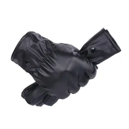 Другое домашнее текстильное текстильное теплый зимний штрих SN Gloves Men Veet Thermal Riding Кожаная кожа на открытом воздухе