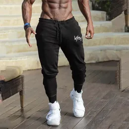 Trench Men's Pants Fiess Skinny Byxor Spring Elastic Bodybuilding Pant Workout Track Bottom Pants Men joggar Sweatpants