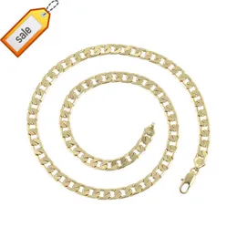Xuping de jóias de remessa rápida moda de jóias 18k colares de cadeia cubana de ouro 18k