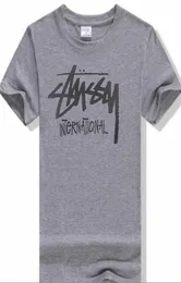 저렴한 티셔츠 패션 브랜드 럭셔리 새로운 갭 남성 기본 면화 Tshirt 100 바닥 짧은 슬리브 검은 글자 패턴 인쇄 N9575531
