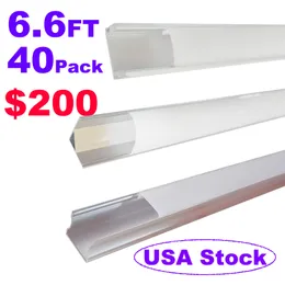 LED-Kanaldiffusor, weiße Abdeckung aus Aluminium, U-V-Form, LED-Streifen-Diffusorschiene mit Endkappen und Montageclips-Zubehör, Aluminiumprofil-LED-Streifen crestech168