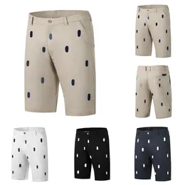 Projektant męskich szorty ralphs haft haftowy rekreację Laurens Laurens Short Canvas Classic Basic Style Shorts