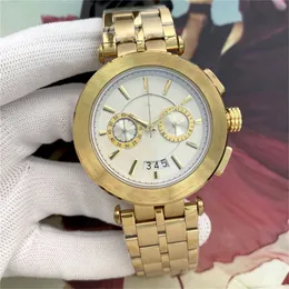 Роскошные мужские часы 45 -миллиметровые циферблаты Quartz Movement Designersainainsainainess Steel rap