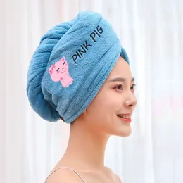Caps Women's Bathroom Microfiber Quick Drying Hair Towel Turbine Head Wrapped Magic Shower Hat