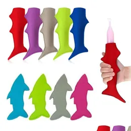 Eiscreme-Werkzeuge Shark Popsicle Holder Taschen Sleeves Antizing Bag 20 Styles Drop Delivery Home Garden Kitchen Dining Bar Dhvpt