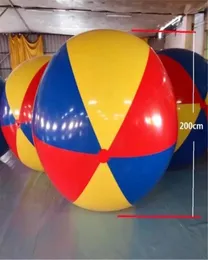 2m Super big giant inflatable beach ball beach play sport summer toy children game party ball outdoor fun balloon4882710