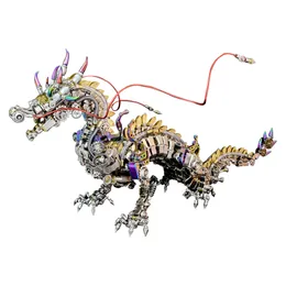 Avión Modle DIY Asamblea 3D Metal Punk Mecánico Worshipful Dragon Model Puzzle Set Diy Kit Animal 2030 PCS 230530