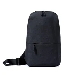 가방 오리지널 Xiaomi Backpack Urban Leisure 가슴 팩 남성 여성 어깨 유형 유형 유형 유니시 렉스 배낭 DVD 전화 여행 가방