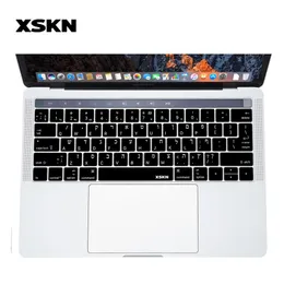 커버 XSKN 히브리어 키보드 커버 MacBook Pro 13 A1706/A1989/A2159 15 인치 A1707/A1990 Touch Bar.