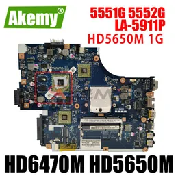 Материнская плата 5552G LA5911P Материнская плата для Acer Aspire 5551G 5552 5552G LA5911P Материнская плата ноутбука New75 с графическим процессором HD6470M HD5650M