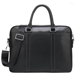 Mallettes porte-documents pour hommes en cuir véritable sac à main pour hommes sac à bandoulière pour ordinateur portable pour femmes sacs de messager d'affaires de concepteur