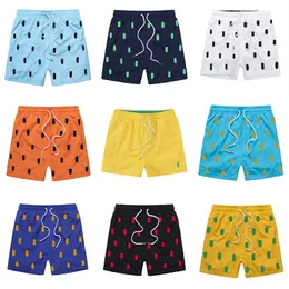 Mens shorts designer sommar simma shorts ralphs krig häst broderi andningsbara strand laurens kort polo snabb torr surf mesh tyg kort