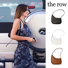 Luxurys Handbags the Row underarm lage womens tote counter الكتف المصغر pochette half moon moon clutch الأكياس المنقوشة المحفظة عبر الهاتف الأكياس الهوائية الأكياس الجلدية