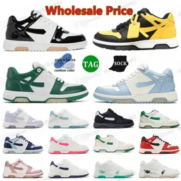 Offs White Out Off Office Sneakers Designer Casual Shoes Famous Trainers for Men Women Black White Yellow Vintage Leather Ow Shoe Luxury Platform Trainers 35-45
