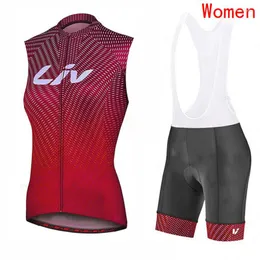 Racing Sets Pro Team Womens Cycling Jersey Bicycle Shirt Bib Shorts Suit 2023 Summer Quick Dry Bike Outfits Outdoor Sports Uniform Y22060603