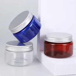 Storage Bottles 10pcs Of 120ML Jars PET Plastic Empty Cosmetic Containers Cases With Silver Aluminum Caps Makeup Pot Refillable Bottle