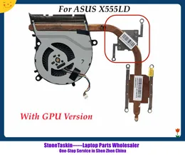 Pads StoneTaskin Used X555LD Heatsink Radiator CPU Cooling Fan For Asus Laptop X555LD R557L X555L X555LJ A555L K555L F555L With GPU