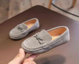 New Children Suede Leather Shoes Casual Boys Moccasin Girls Sneakers Breathable AntiSlip Kids Shoes Baby Toddler Shoes Loafers G23371302