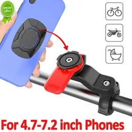 Car Bike Phone Holder Shock-resistant Motorcycle MTB Bicycle Scooter Bike Handlebar Security Quick Lock Support Telephone Stand