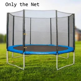 Trampoliny 4-8 stóp Outdoor Trampolina Net ochronna dla dzieci dzieci przeciwpalniona polietylenowa trampolina podkładka bezpieczeństwa netto ochroniacja 230530