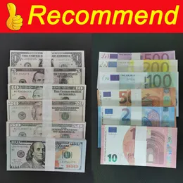 Party Supplies Copy Money Prop Euro Dollar 10 20 50 100 200 Party Supplies Fake Movie Money Billets Play Collection Decoration Game Token Faux Billet