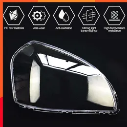 New 2PCS Car Front Left and Right Clear Headlight Headlamp Lens Lenses Cover Fit for Hyundai Tucson 2005 2006 2007 2008 2009