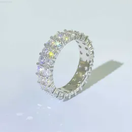Anel de jóias de hip hop personalizado popular quente amado masculino 925 prata moissanite diamante moda anel para festa