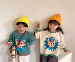 MILANCEL Spring Kids Clothes Korean Girl And Boy Long Sleeve Cartoon Hoodies 2202097110331