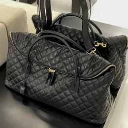 Diseñador de lujo Moda Bolsa de equipaje de compras negro Bolso de mano grande y suave es bolso de viaje de cuero acolchado bolso de mano Hobo embrague Mujeres bolso de asa superior hombre Hombro cuerpo cruzado