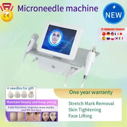 Fraktionerad RF -mikronedlingsmaskin 2 i 1 Stretch Mark Acne Remover Morpheus 8 Microneedle Face Lift med kall handtag