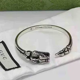 Дизайнерский ювелирный браслет кольцо кольцо дух змея змея Питона Открытие дизайна стиль темперамент