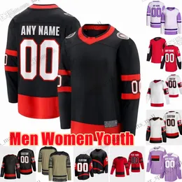 Custom S-6XL Movie College Hockey Wears Jersey Thomas Chabot Brady Tkachuk Claude Giroux Tim Stutzle Drake Batherson Erik Brannstrom Патрик Браун