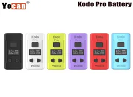 Bateria Yocan Kodo Pro 510 400 mAh Akumulator Typec 510 Gwint 10s Rozgrzej Elektroniczny waporyzator papierosów z OLED Display Authentic1274113