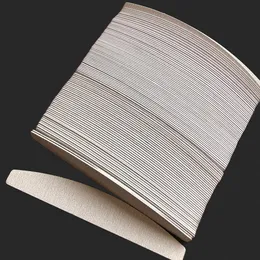 Narzędzia 2 szt. Metalowa podstawa z 100 szt. Demontaż podkładki Zebra Zastąpienie papieru ścierkowego Halfmoon Kształt Pazu paznokci 100# 180# 240#