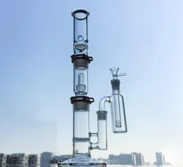 Comb Build A Bong Big Glass Bongs Straight Perc Glass Water Pipes Dome Showerhead Oil Dab Rigs with Ash Catcher WP5221513365