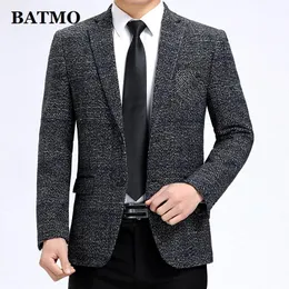 Blazers Batmo 2023 new arrival high quality smart plaid casual blazer men,men's casual suits,men's jackets plussize M3XL 507