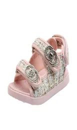 Girls Sandals Summer Fashion Princess Shoes Soft Sole Medium Big Kids Casual Open Toe Flat Beach Toddlers 2206223557917