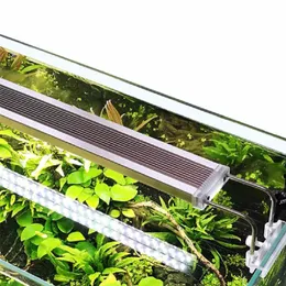 Iluminações SUNSUN ADE Série Tanque de Peixes Planta Aquática SMD LED Iluminação Aquário Chihiros 220V Liga de Alumínio Ultrafino