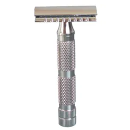 Shavers dscosmetic double edge safety razor with stainless steel handle