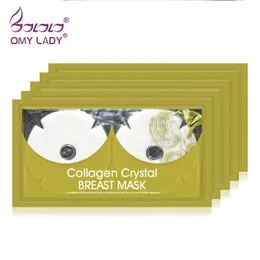 인핸서 5pcs Omy Lady Crystal Collagen 유방 확대 마스크 가슴 통통한 강화 패드 형태 파우스트 퍼밍 리프팅 크림 패치