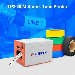 プリンターSupvan Heat Shrink Tube Printer for Cable Sleeves Wire Markers番号収縮チューブプリンターケーブルマーキングマシンTP2000M