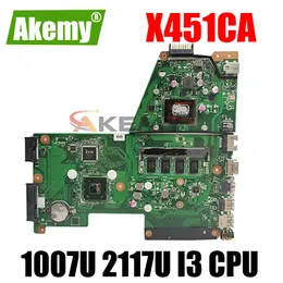 Материнская плата X451CA Материнская плата для ноутбука для ASUS X451C X451CA F451C Оригинальный ноутбук Манифборник 1007U 2117U I3 ЦП 2 ГБ ОЗУ