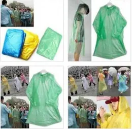 Wholesale Disposable Raincoat Adult Emergency Waterproof Hood Poncho Travel Camping Must Rain Coat Unisex One-time Emergency Rainwear 500pcs