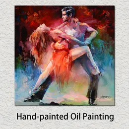 Famose opere d'arte su tela realizzate a mano Tango Willem Haenraets Romantiche opere d'arte moderna per la camera dei bambini