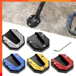 Universal Scooter Motorcycle Bike Kickstand Extender Foot Side Stand Extension Pad Support Plate Anti-skid Base