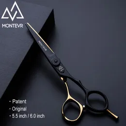 Verktyg Montevr Professional 5,5 tums Japan frisörsax med handjusterbar skruvhårklippande sax frissa sax