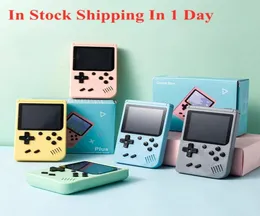 Portable Macaron Handheld Game Console player Retro Video Can Store 500400 in1 8 Bit 30 Inch Colorful LCD Cradle8131295