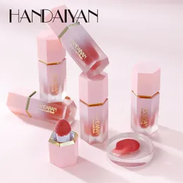 Pink Peach Liquid Blush Velvet Matte Rouge Gesichtspigment Stick Anhaltende natürliche Creme Wangentönung Rouge Make-up